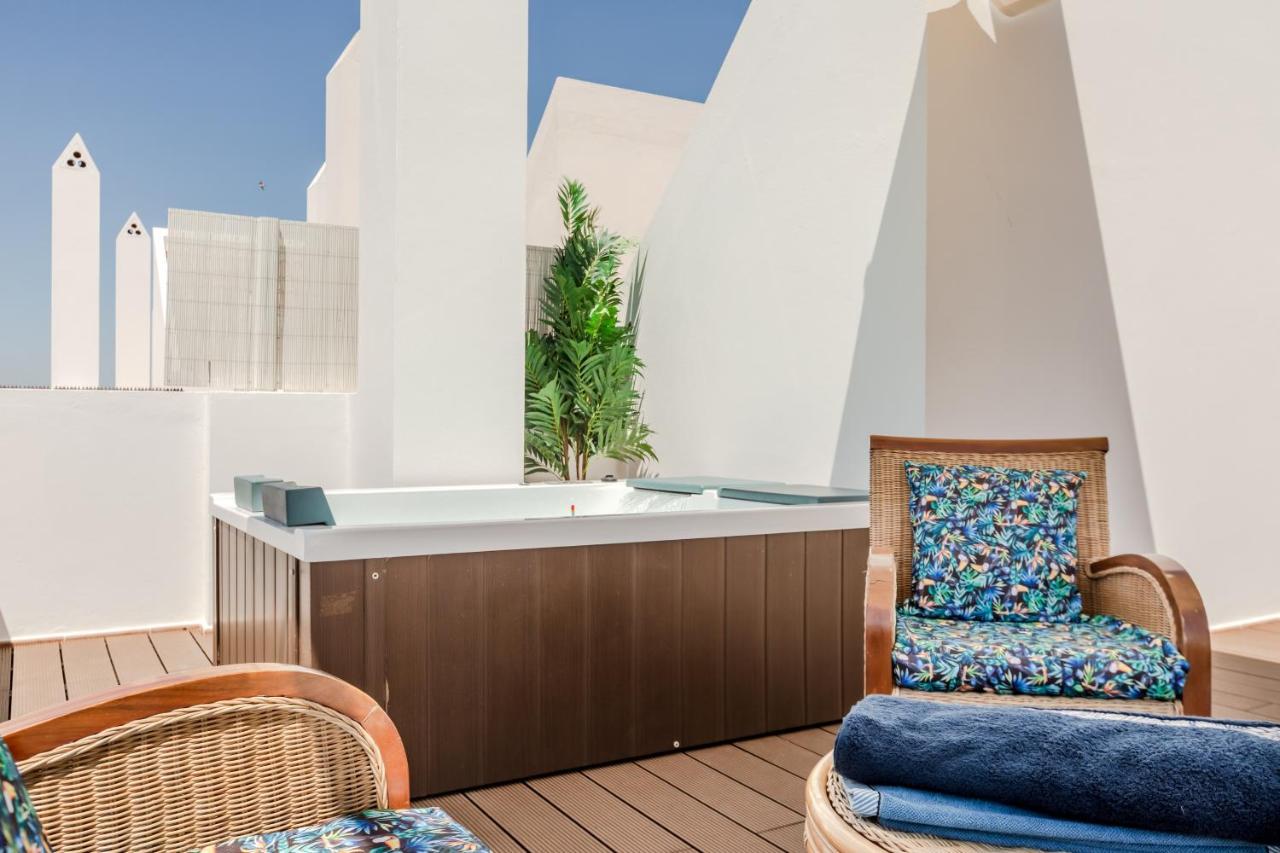 Seascape Villa Private Pool & Rooftop Jacuzzi With Sea View Near Manta Rota Beach Vila Nova de Cacela Buitenkant foto